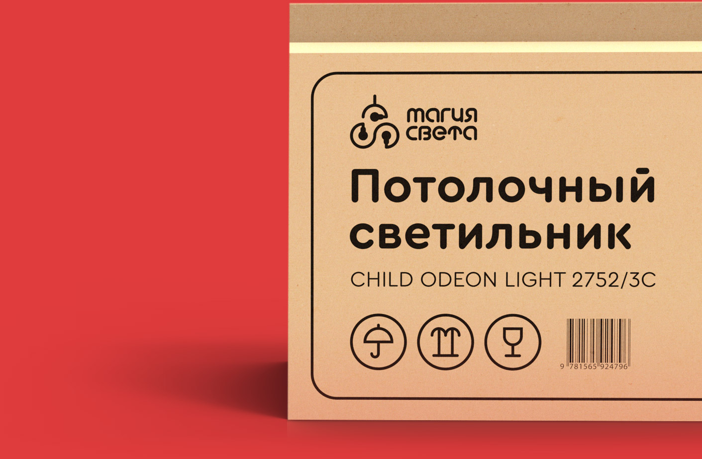 Дизайн упаковки для магазина освещения